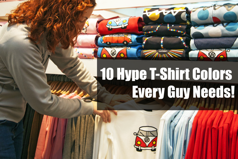 10 Powerful T-Shirt Colors Every Man Needs