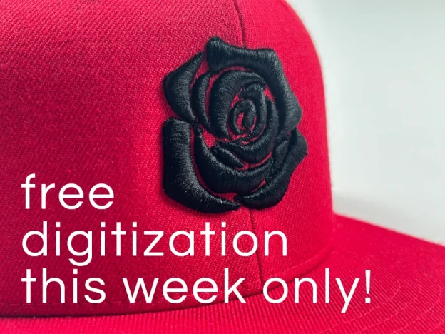 3d puff embroidery on a hat!