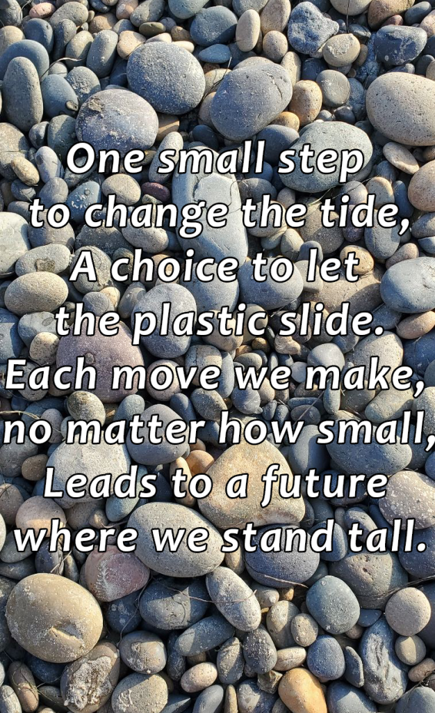 A thought-provoking poem, symbolizing hope and sustainability.