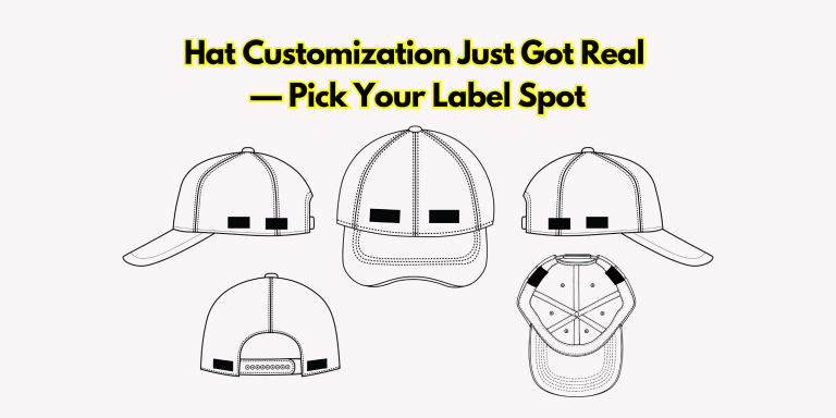 Maximize Your Branding: Apliiq Rolls Out 5 New Custom Hat Label Placements for POD Brands