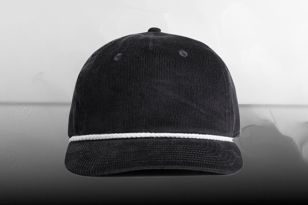 AS Colour Class Cord Rope Cap 1185 – Premium unstructured cap with rope detail, perfect for custom embroidery and streetwear branding.