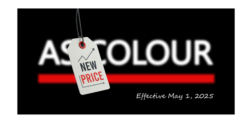 AS Colour new pricing updates