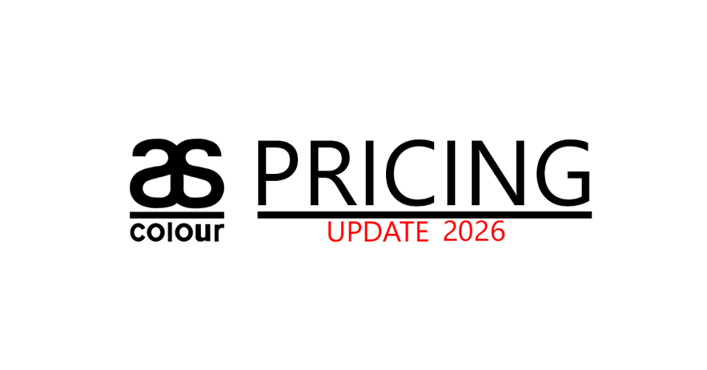 AS Colour price update on Apliiq