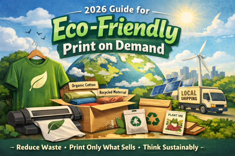 The Ultimate 2026 Guide for Eco-Friendly Print on Demand
