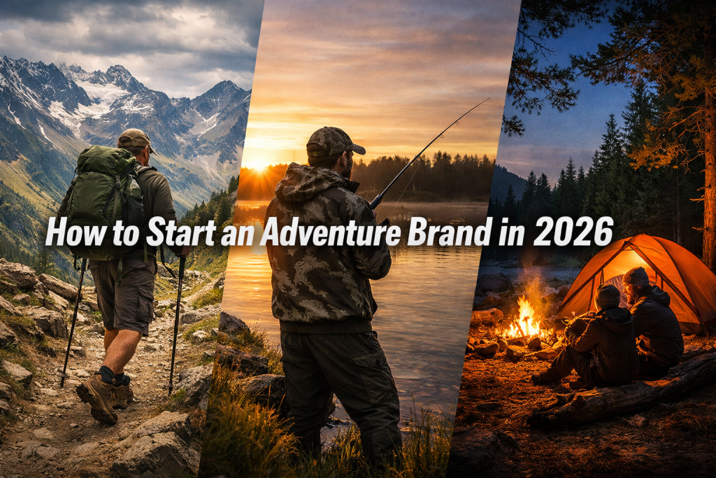 How to create an adventure brand-(trekking, hicking, and Fishing)