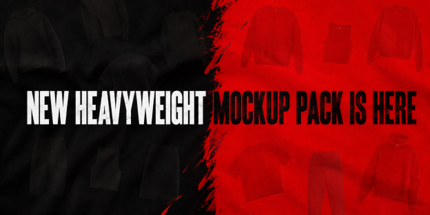 new heavyweight garments mockup pack on apliiq