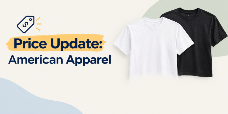 Price Update: American Apparel (formerly Alstyle) – Effective September 15 