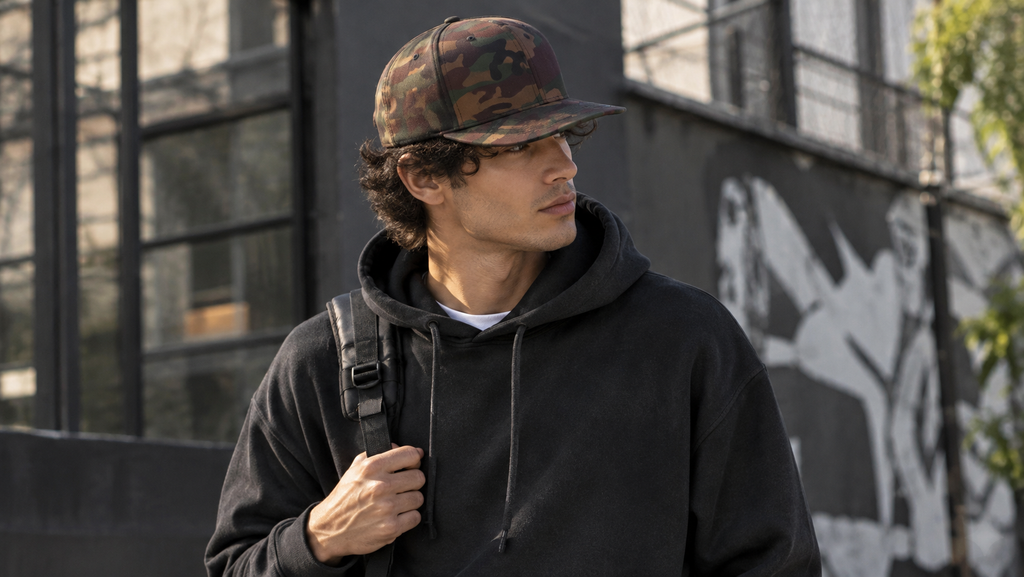 YP Classics Multicam Green Black Trucker Cap 6006 custom camo hat