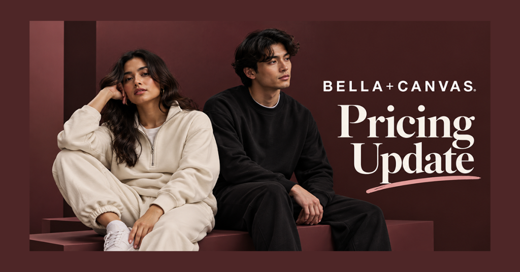 BELLA+CANVAS Pricing Update